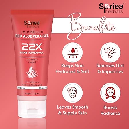 Red Aloe Vera Gel Benefits